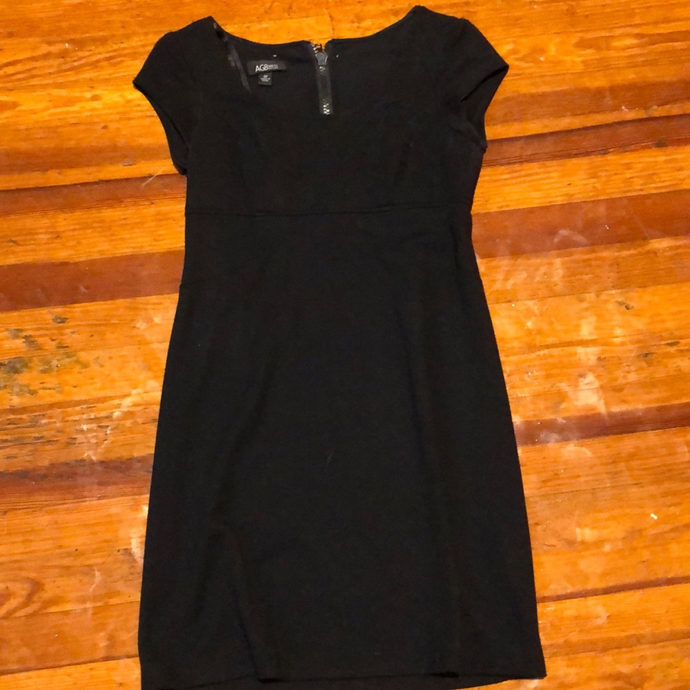 Black mini dress